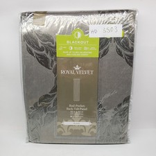 Royal Velvet 50  x 63  Rod Pocket Panel Plaza Blackout Curtains
