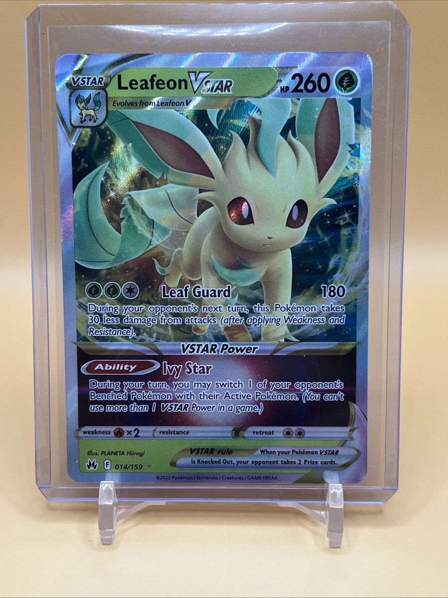 leafeon vstar pokemon card PSA 10 Leafeon VSTAR Crown Zenith #014 Pokemon card – GorillaTCG main image 1