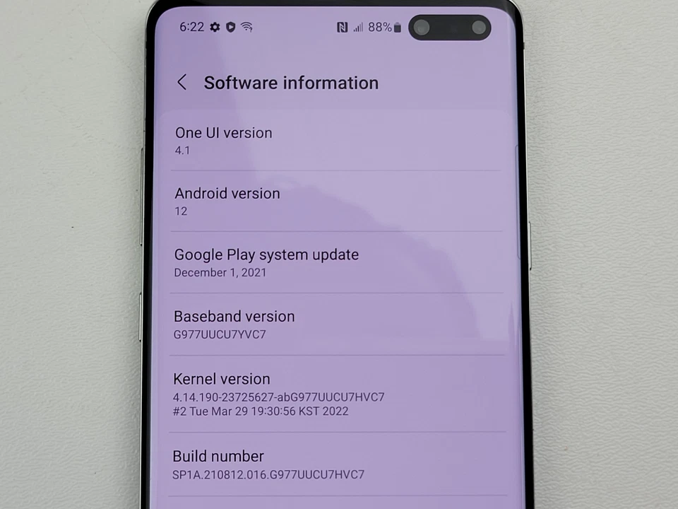Smartphone Samsung Galaxy S10 5G (SM-G977U) 256GB (AT&T) - IMEI limpio - H4024 Foto 4 de 4