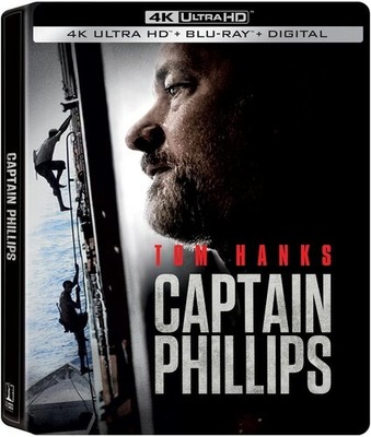 Captain Phillips (Steelbook) [New 4K UHD Blu-ray] Ltd Ed, With Blu-Ray, Steelb