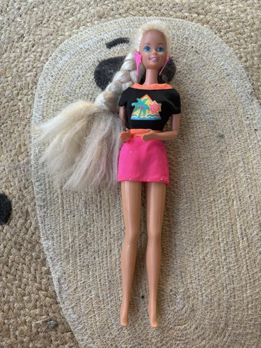 1993 Vintage Mattel Glitter Hair Barbie Super Long Blonde Hair
