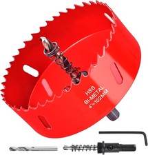 4 Inch / 102mm Hole Saw for Wood, Plastic Board, Ceiling,Drywall, PVC Boards, Fi