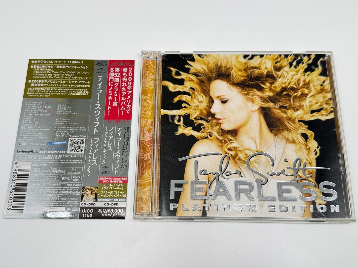 CD+DVD] Taylor Swift Fearless Platinum Edition Japan Import Bonus