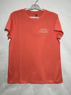 United By Blue Women's Organic Make Waves Graphic T-Shirt - Coral M