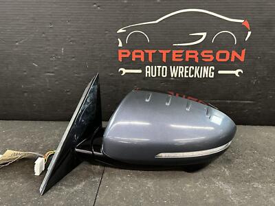 15-16 CADENZA POWER DRIVER SIDE VIEW DOOR MIRROR SMOKEY BLUE B3U ID E13027506