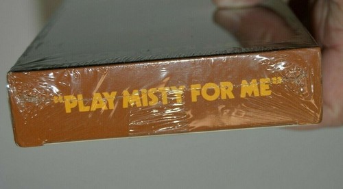 Vintage Play Misty For Me Clint Eastwood Factory Sealed VHS Cassette Watermarks - Picture 4 of 4