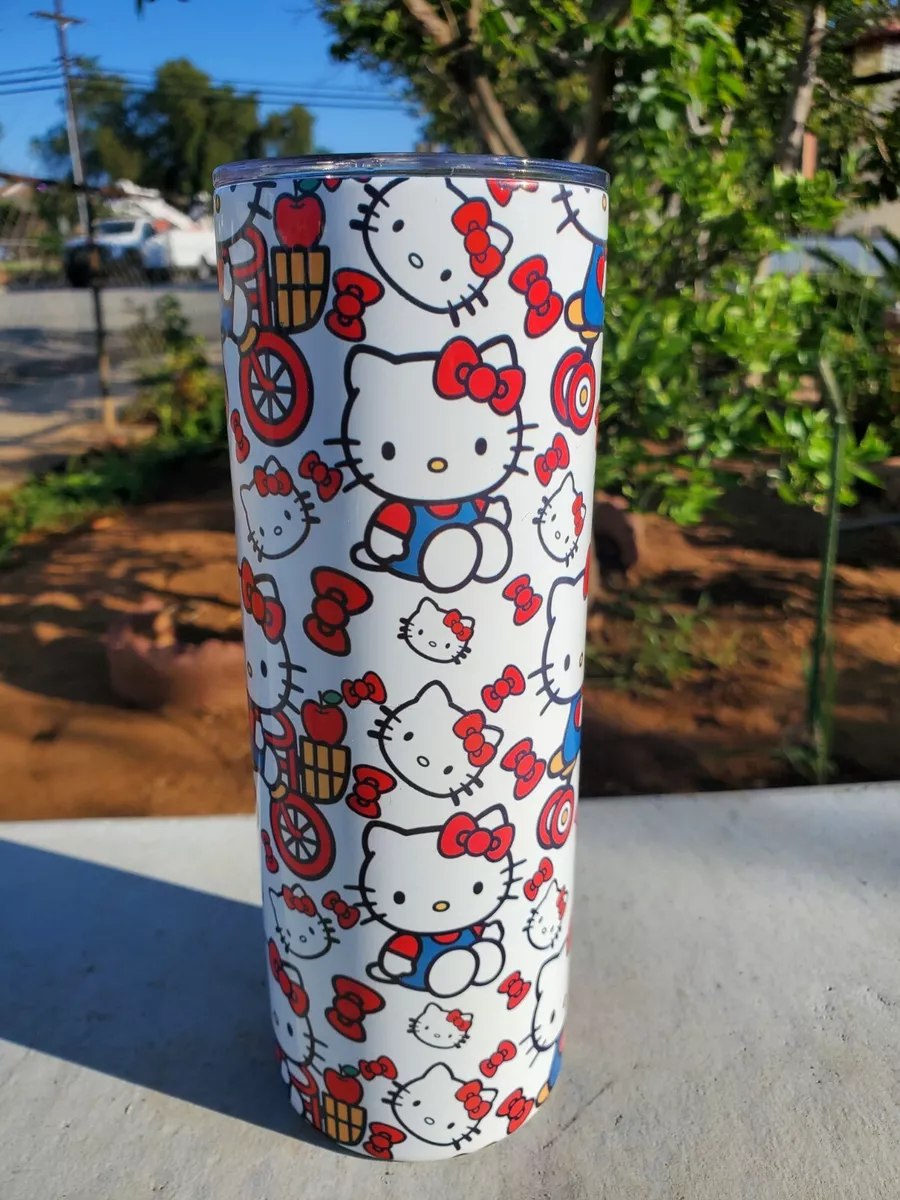 Hello Kitty Stainless Steel Tumbler 20 oz Cup for Hot or Cold New