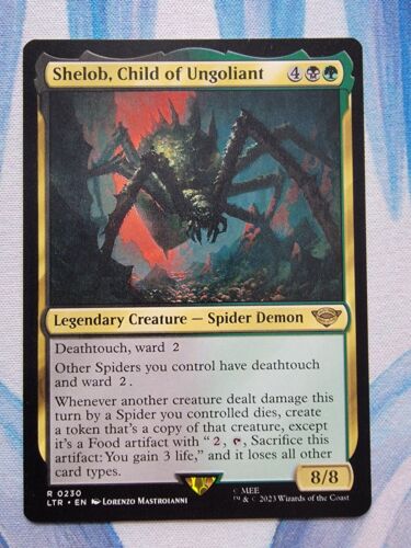 MTG Shelob, Child of Ungoliant **NM** The Lord of the Rings (LTR) - Picture 1 of 1