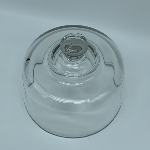 Pfaltzgraff Village USA Vintage 1970s Cheese 'N Cracker Tray with Glass Dome - Picture 9 of 11