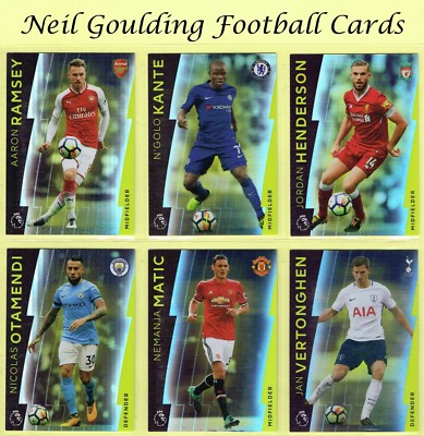 Topps Platinum 2017-18   Premier League Fußball Karten   #1 bis #100