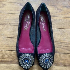 Poetic License Women Black Jewels Flats EUR 39