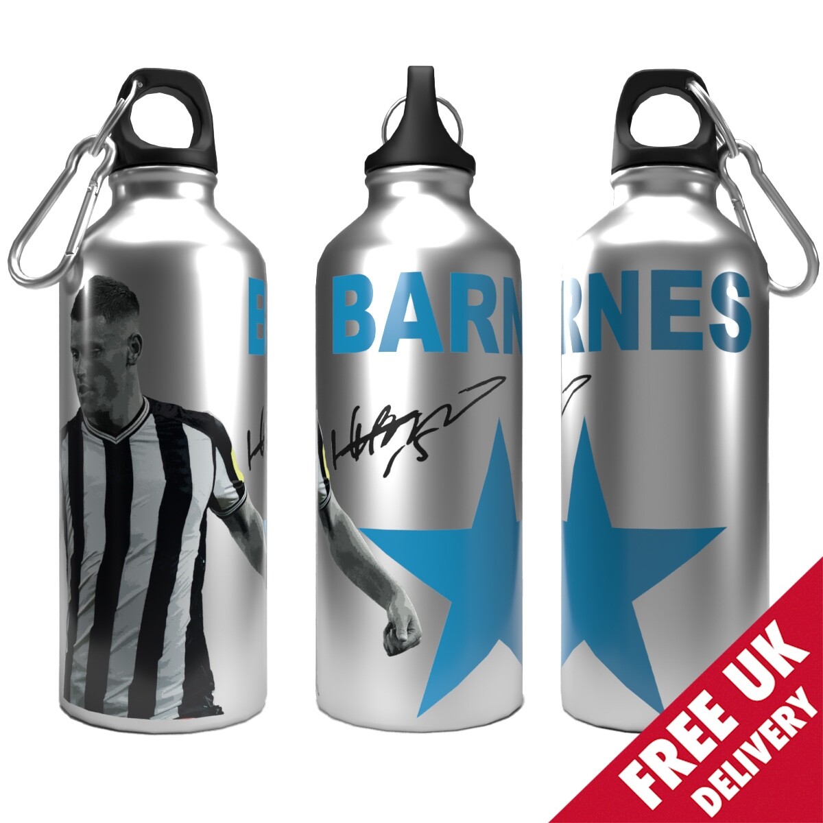 Newcastle Bottle Barnes - 600ml Aluminium - 2-Lids