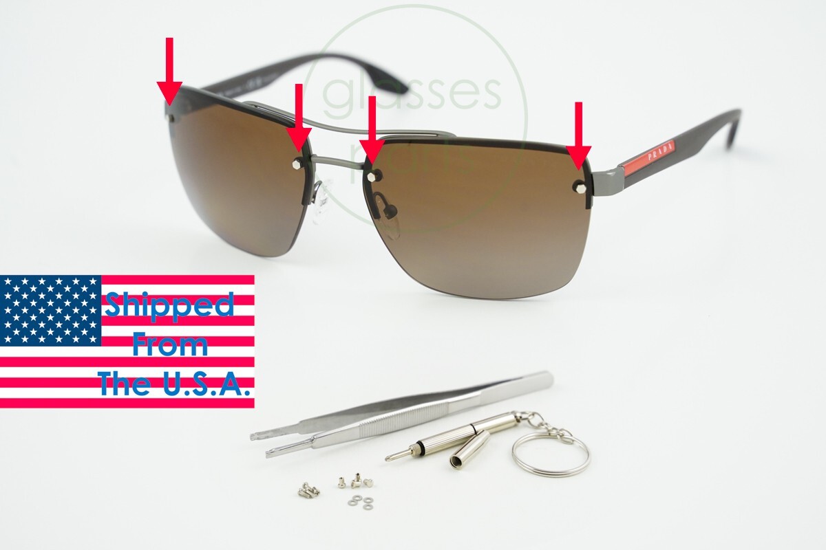 SPS 60U Replacement Kit Lenses Screws & Gasket for Prada