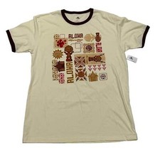 Disney Polynesian Village Resort Aloha Tiki Ringer Shirt