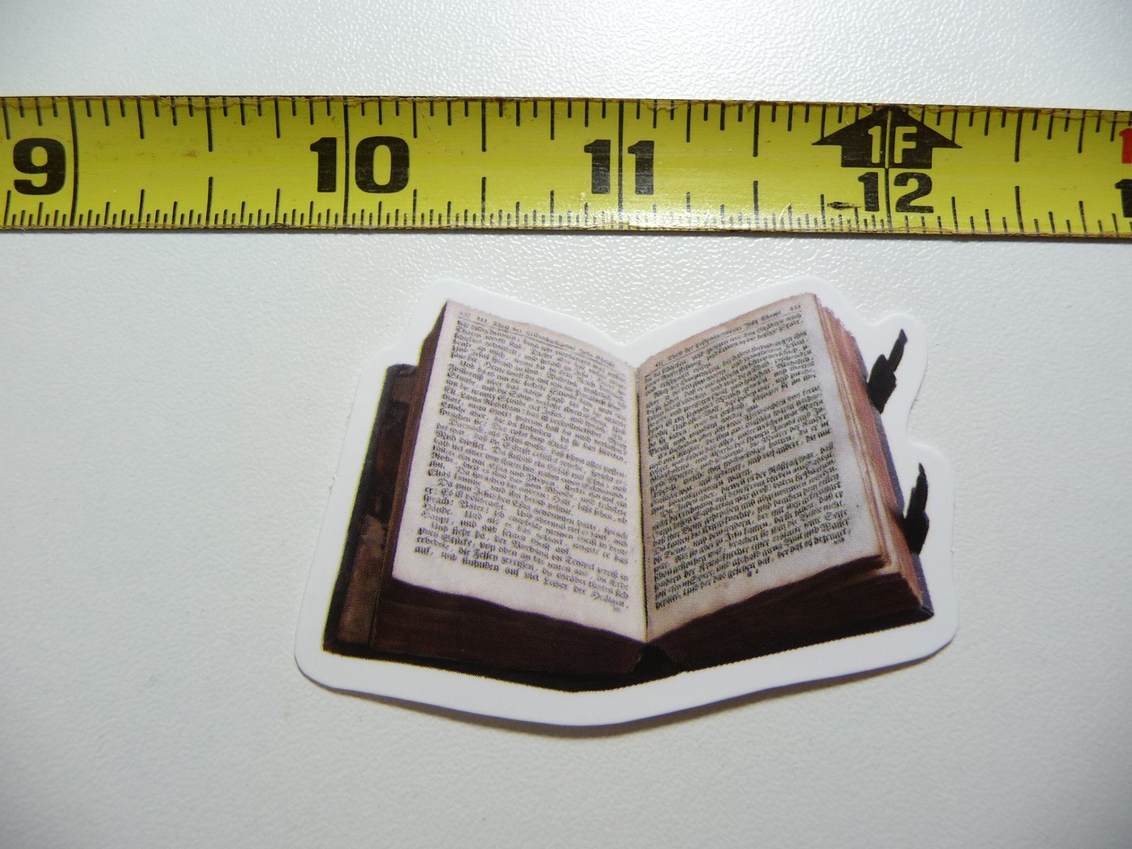 RELIGIOUS OPEN BIBLE DECAL STICKER CHRIST FAITH CHURCH BELIEF