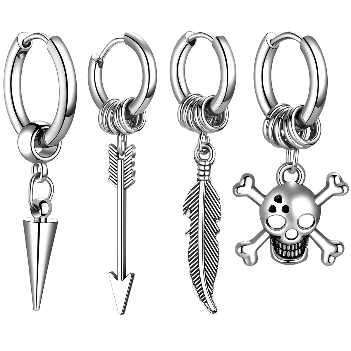 Share 164+ mens hoop earrings amazon latest seven.edu.vn