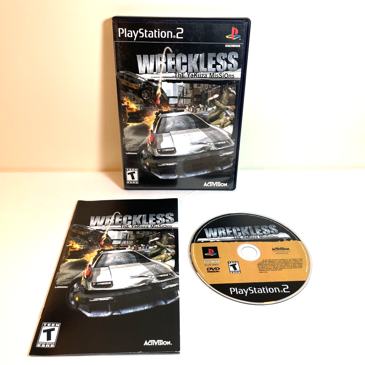 WRECKLESS: THE YAKUZA MISSIONS (2002) PS2 Game - Driving Battle