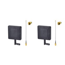 2-Pack 2.4GHz 8dBi WiFi Antenna,IPX Cable for Quadcopeter Drone FPV Controller