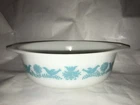 PYREX -Turquois # 043 Blue Bird - 1-1/2 Quart Casserole - NO LID -Vintage