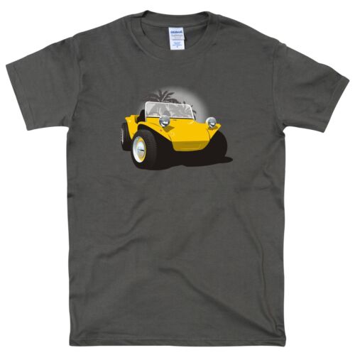 Klassisches Baja Beach Buggy T-Shirt Dünenrennfahrer Vintage Auto Top - Bild 5 von 6