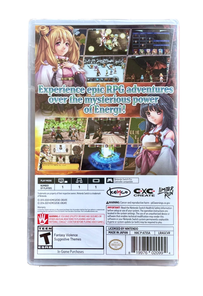 Alphadia Genesis 1 + 2 (Limited Run Games) - Nintendo Switch (US - Region Free) - Image 2 of 2