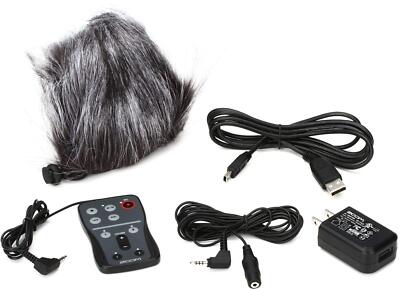 Zoom APH-5 Windscreen Remote Control AC Power Adapter USB Cable Accessory Pack