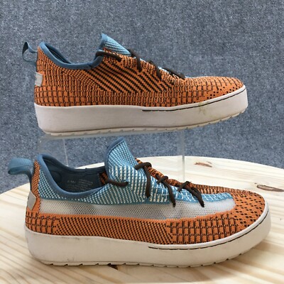 Jambu Shoes Womens 8.5 M Jenny Knit Casual Sneakers Comfort Blue Orange Fabric