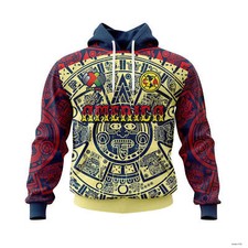 Sudadera con Capucha Personalizada Liga MX Club América | Símbolo del Sol Azteca Club América CA México
