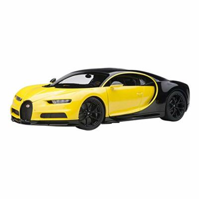AUTOart 1/18 BUGATTI CHIRON 2017 Yellow Black EMS w/ Tracking NEW