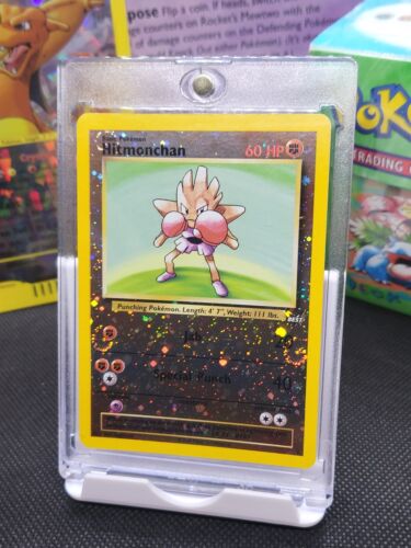 Hitmonchan #2 Best of Game Pokemon Card Rare TCG LP/NM +Fighting Energy Holo NM - Picture 1 of 13