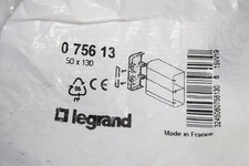 NEUF : Embout blanc mosaic LEGRAND 075613 pr goulotte a clippage direct 130x50mm