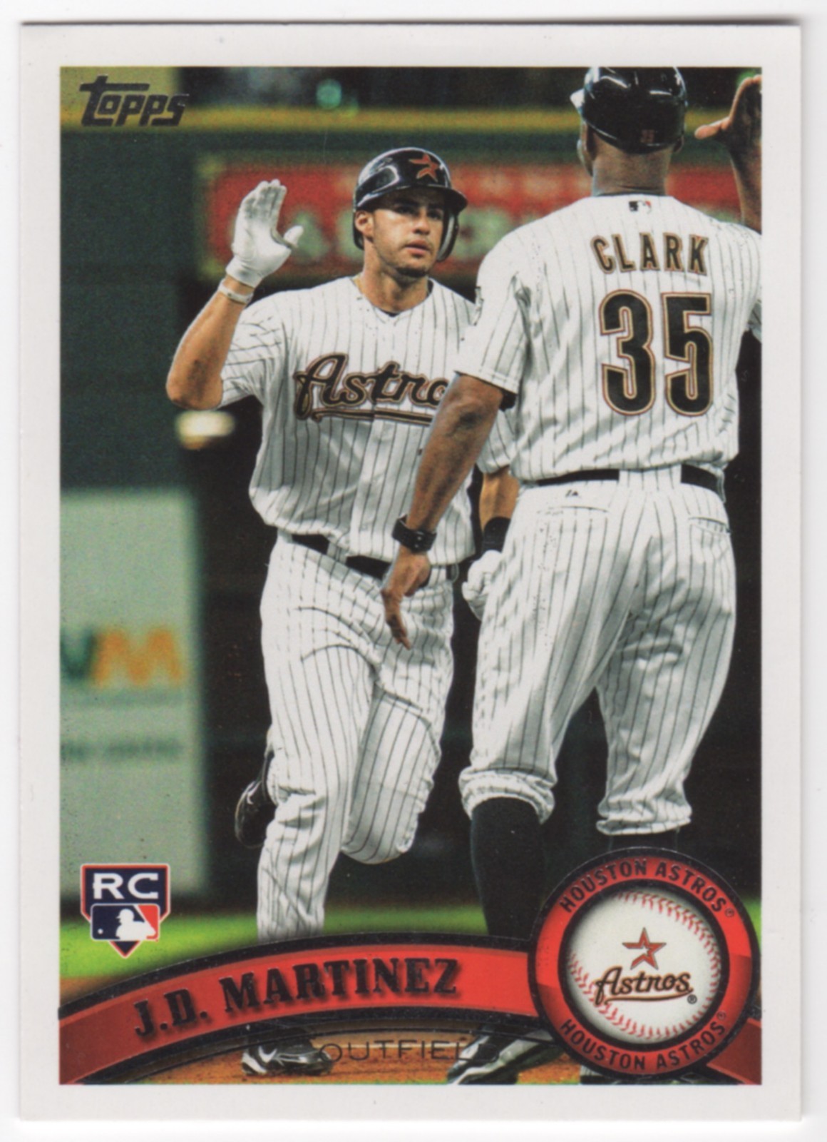 J.D. MARTINEZ 2011 Topps Update RC #US186