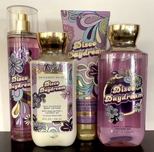 Bath & Body Works Set of 4 DISCO DAYDREAM Shower Gel~Mist~Lotion~Body Cream