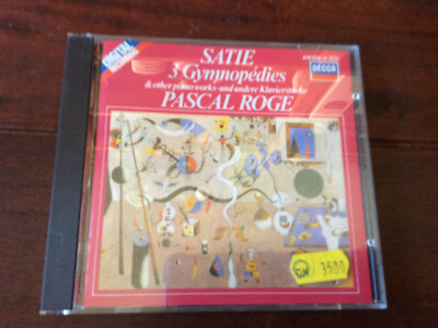 Satie - 3 Gymnopédies [CD Album] DECCA  West Germany Pascal Rogé
