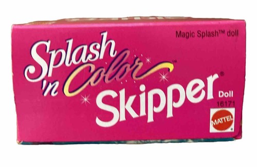 NIB Mattel 1996 Skipper Vintage Splash ‘n Color 16171 NRFB RARE - Picture 7 of 7