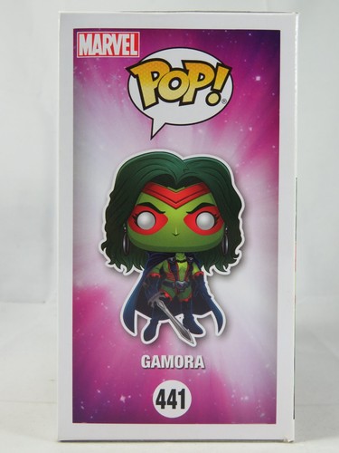Marvel Funko Pop - Gamora - No. 441 - SDCC Exclusive - Free Protector - Picture 4 of 12