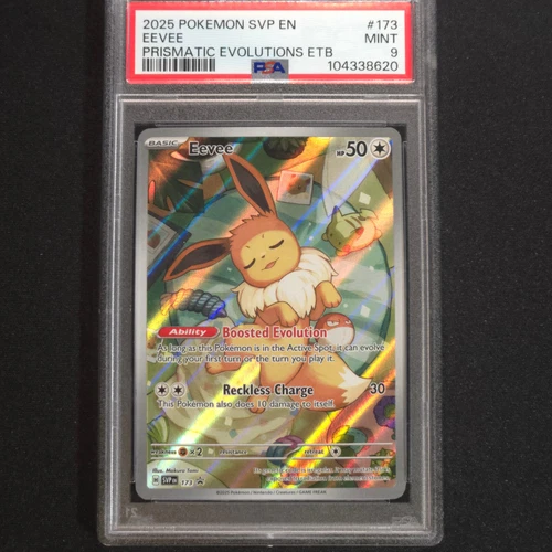 PSA 9 Eevee Promo Prismatic Evolutions #173 Pokemon Card TCG