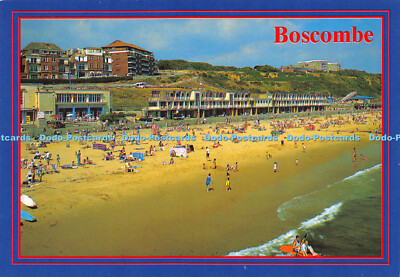 D012180 Boscombe. Dorset. Sandstrand. Löwe Karten