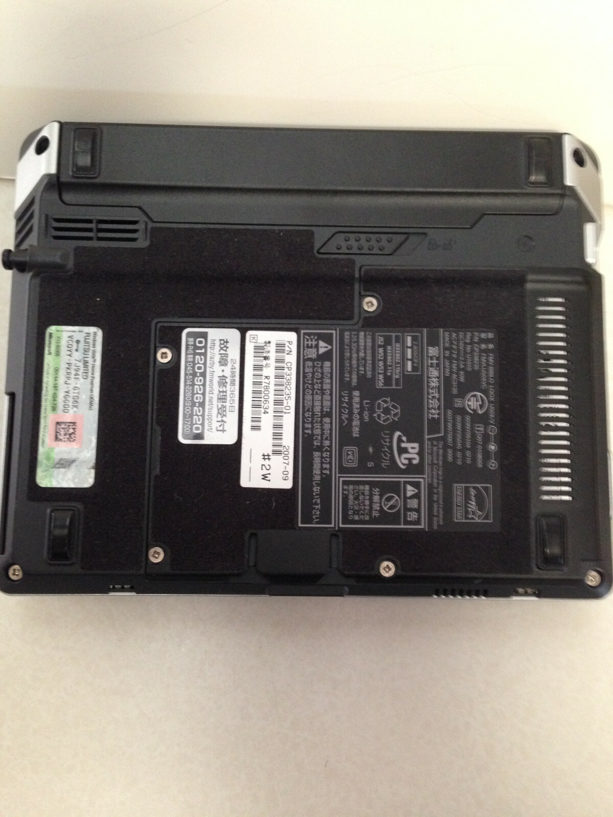 Fujitsu Lifebook Fmv Biblo U50xiv 1gb Ram 800mhz Wifi Webcam Bluetooth Ebay