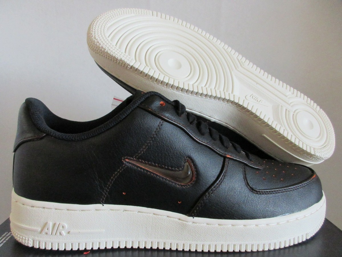 NIKE AIR FORCE 07 PREMIUM BLK JEWEL HOME AWAY BRUSH OFF SZ  [CK4392-001]