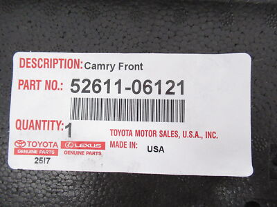 Genuine OEM Toyota 52611-06121 Front Bumper Impact Absorber 2014