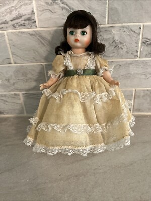 Vintage Madame Alexander ''Scarlett O'Hara'' of Gone With the Wind 7.5'' SL Doll