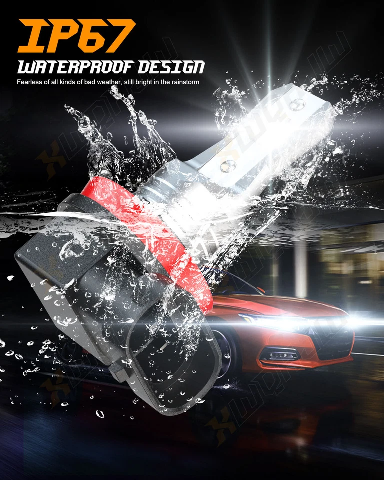 For Toyota Tacoma 2016-2019 2020 2021 2022 LED Headlight + Fog Light Bulbs Combo - Image 4 of 4