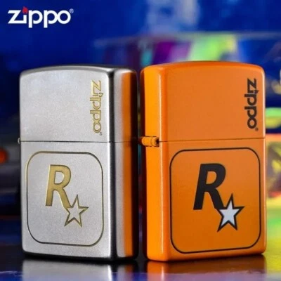 Rare Rockstar Games Zippo Lighter Limited Edition GTA 6 Release Lighter - image 1 of 4