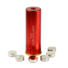 Red Laser Bore Sight 12 Gauge Barrel Cartridge Boresighter for 12ga Shotguns