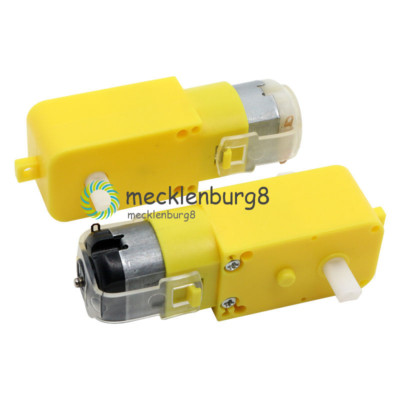 DC 3V 6V Dual Axis Gear Motor 2 Axis TT Motor Reducer Motor  Arduino Smart Car s