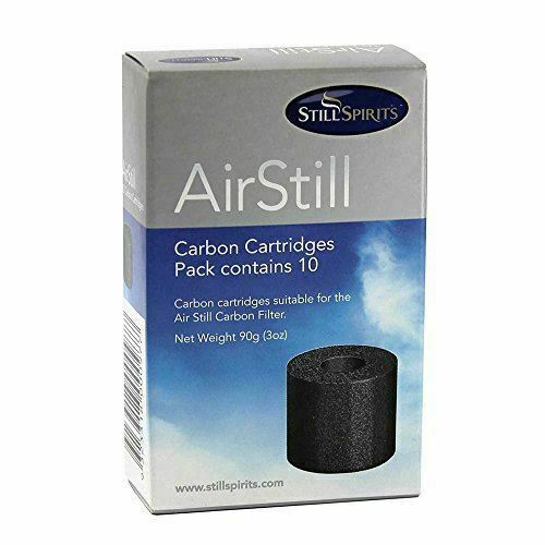 Air Still Replacement Spare Carbon Charcoal Cartridge Collection Filter 10 Pack
