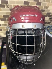 Cascade Seven CHX Ice Hockey Helmet Youth Size M with Face Mask Chin Strap