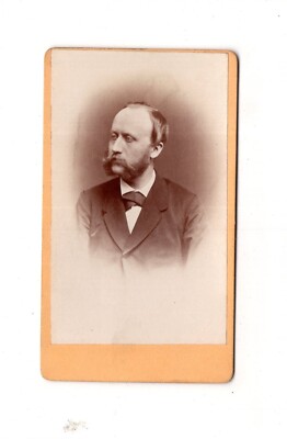 Ernst Pitschel CDV Foto Herrenportrait - Wien Hernals um 1870