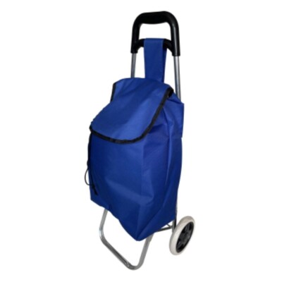 Large Lightweight Wheeled Shopping Trolley Push Cart Luggage Bag